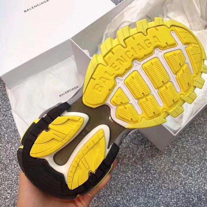 SNBAL Track Trainers Sneakers Yellow White