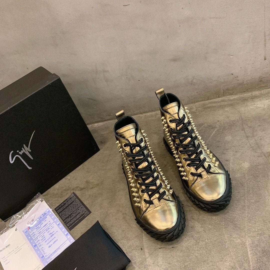 *Zanotti Sneakers High Gold