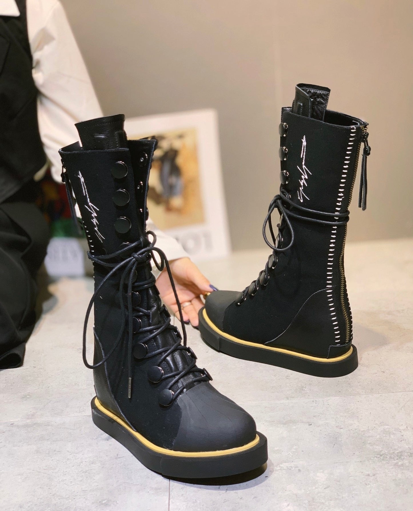 *Zanotti Boots Black