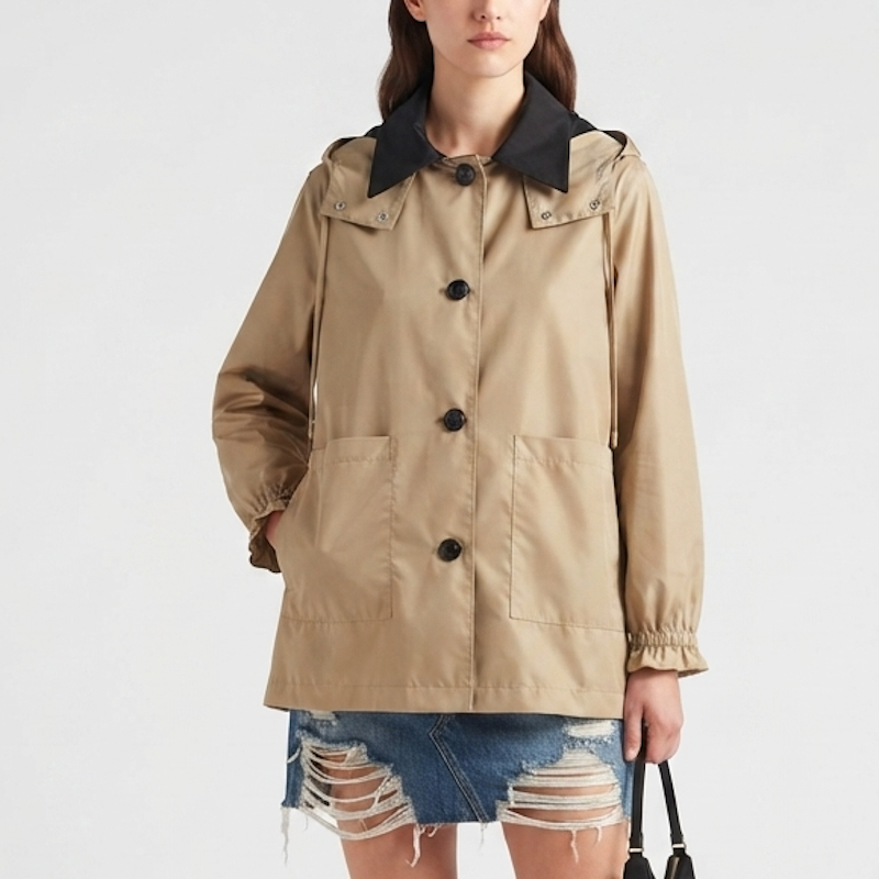 PRD Woman trench Jacket Hoodie 2 Color's
