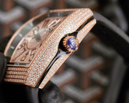 FRANCK M  V45 SC DT  stones Watches 54 cm 2 Color's