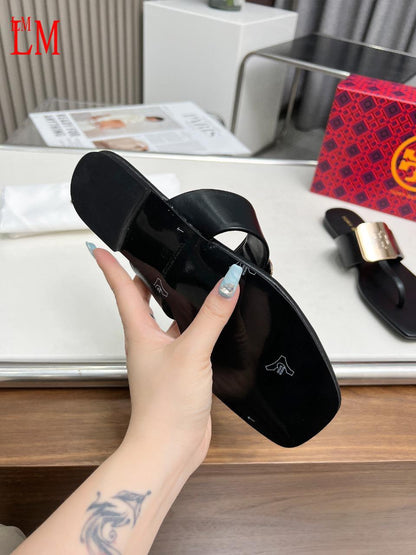 TORY BU Slippers Sandals 3 Color 's Woman 42