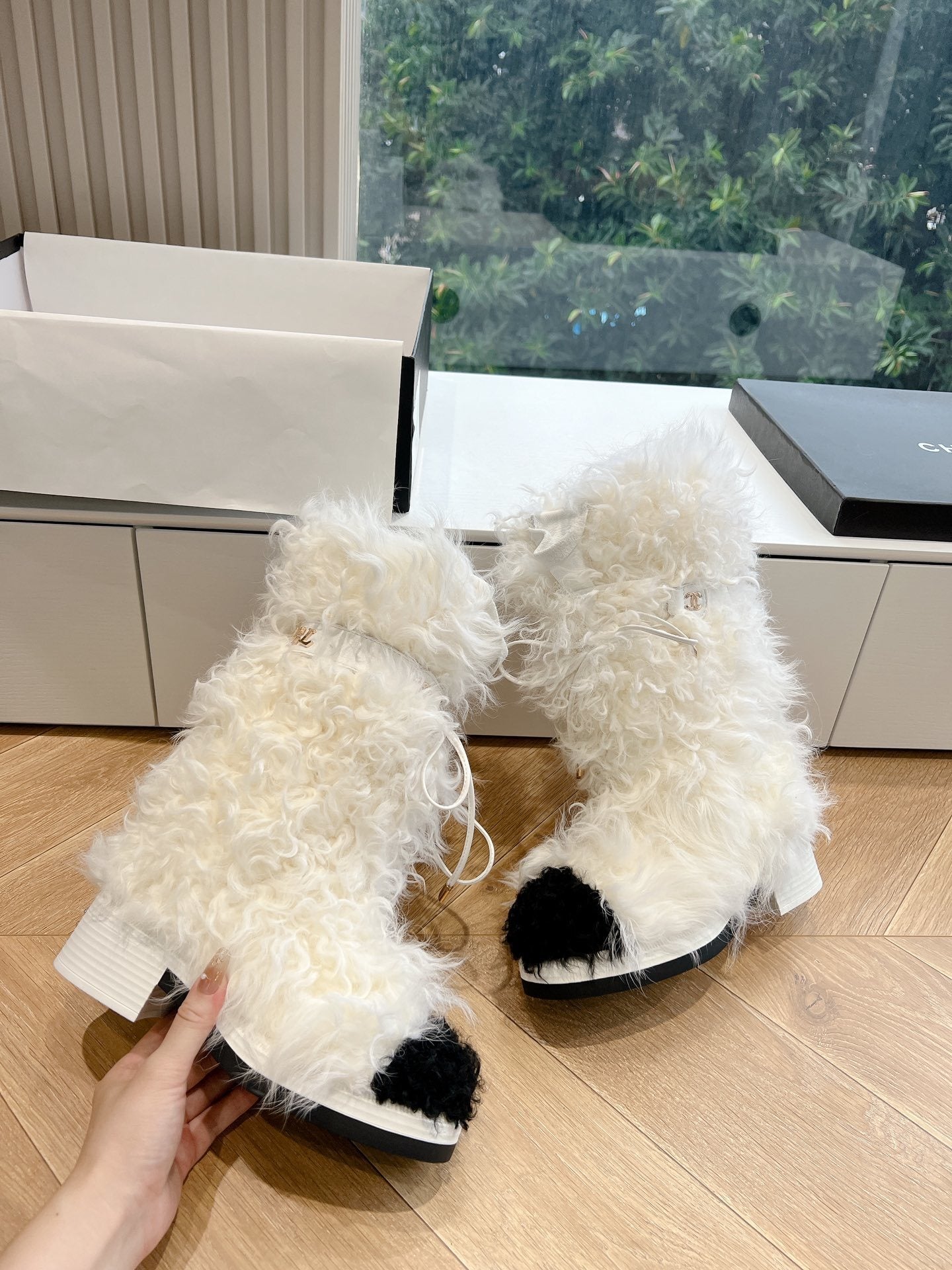 CHL Fur Boots High