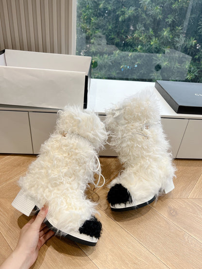 CHL Fur Boots High