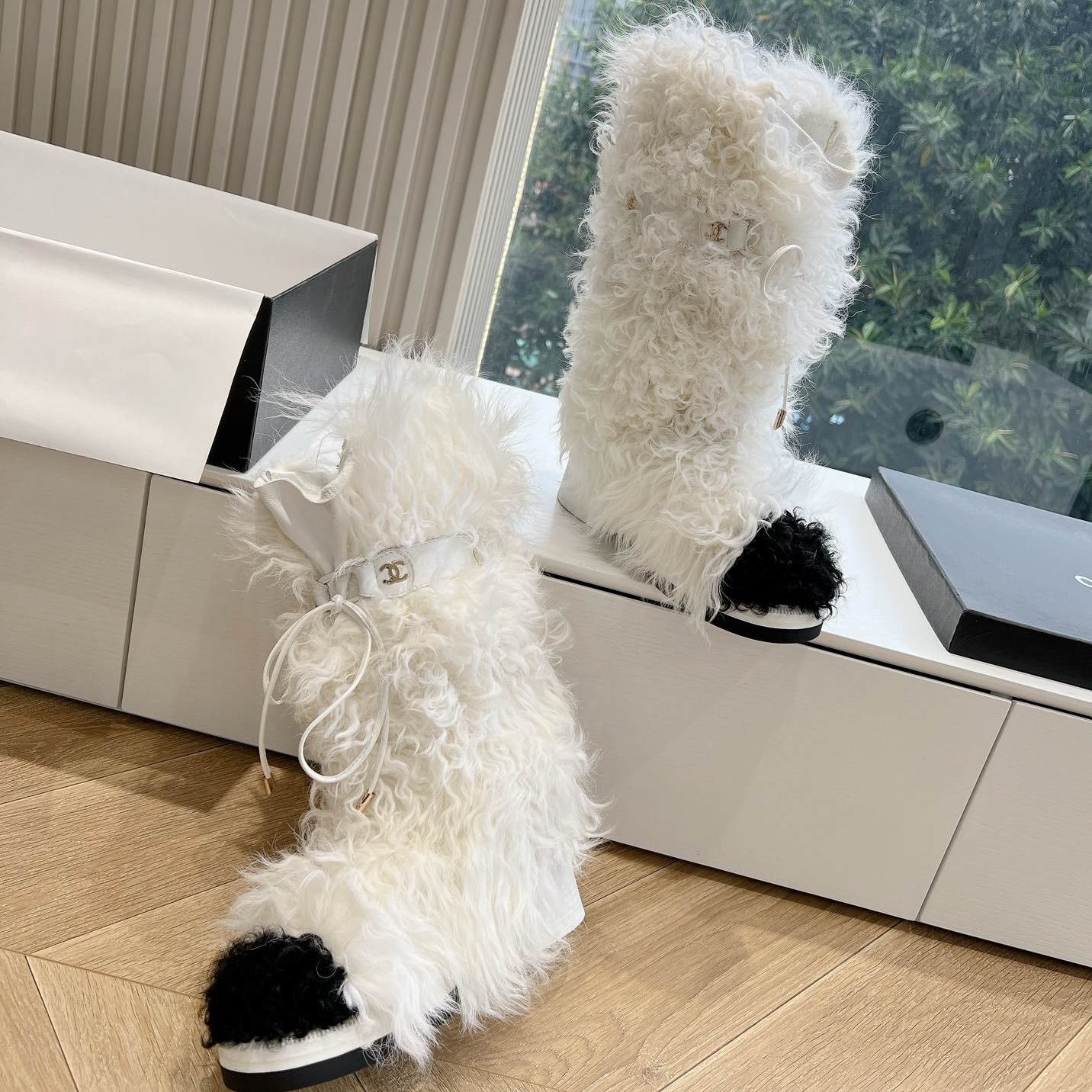 CHL Fur Boots High