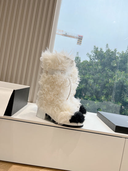 CHL Fur Boots High