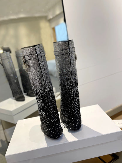 GIVENJY  Boots High Shark Stones