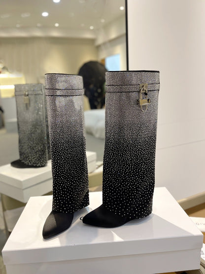 GIVENJY  Boots High Shark Stones