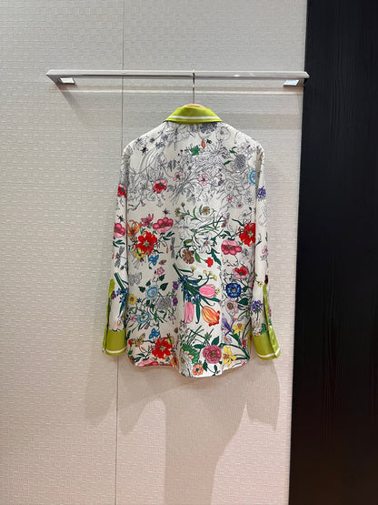 GU Printed Woman silk  T-shirt