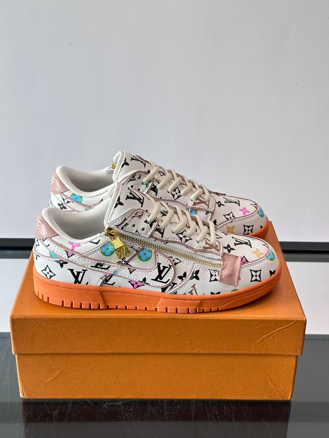 LU vs N*KE Sneakers 3 Color's Man Size 46