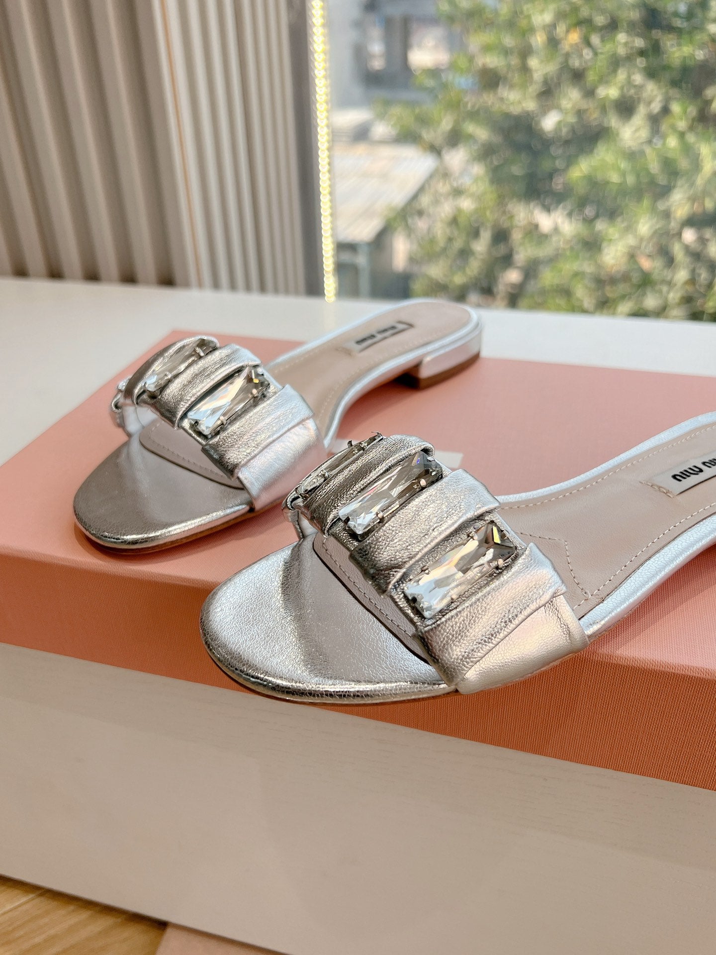 MU MI  Sandals Slippers 2 Color's Woman