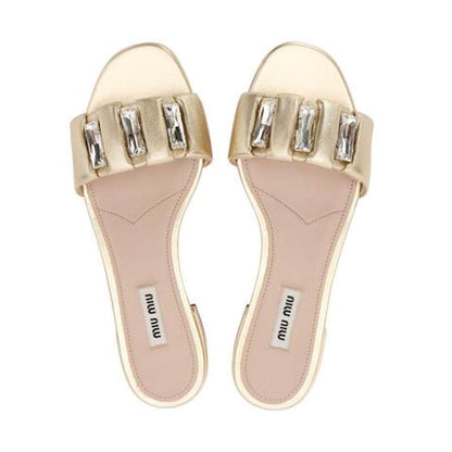 MU MI  Sandals Slippers 2 Color's Woman