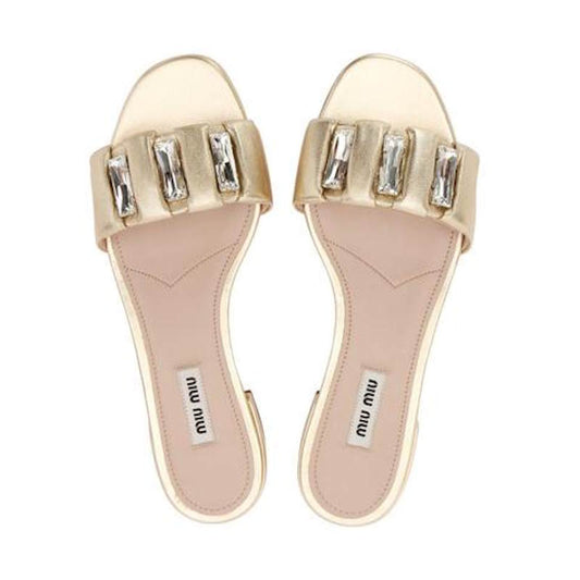 MU MI  Sandals Slippers 2 Color's Woman