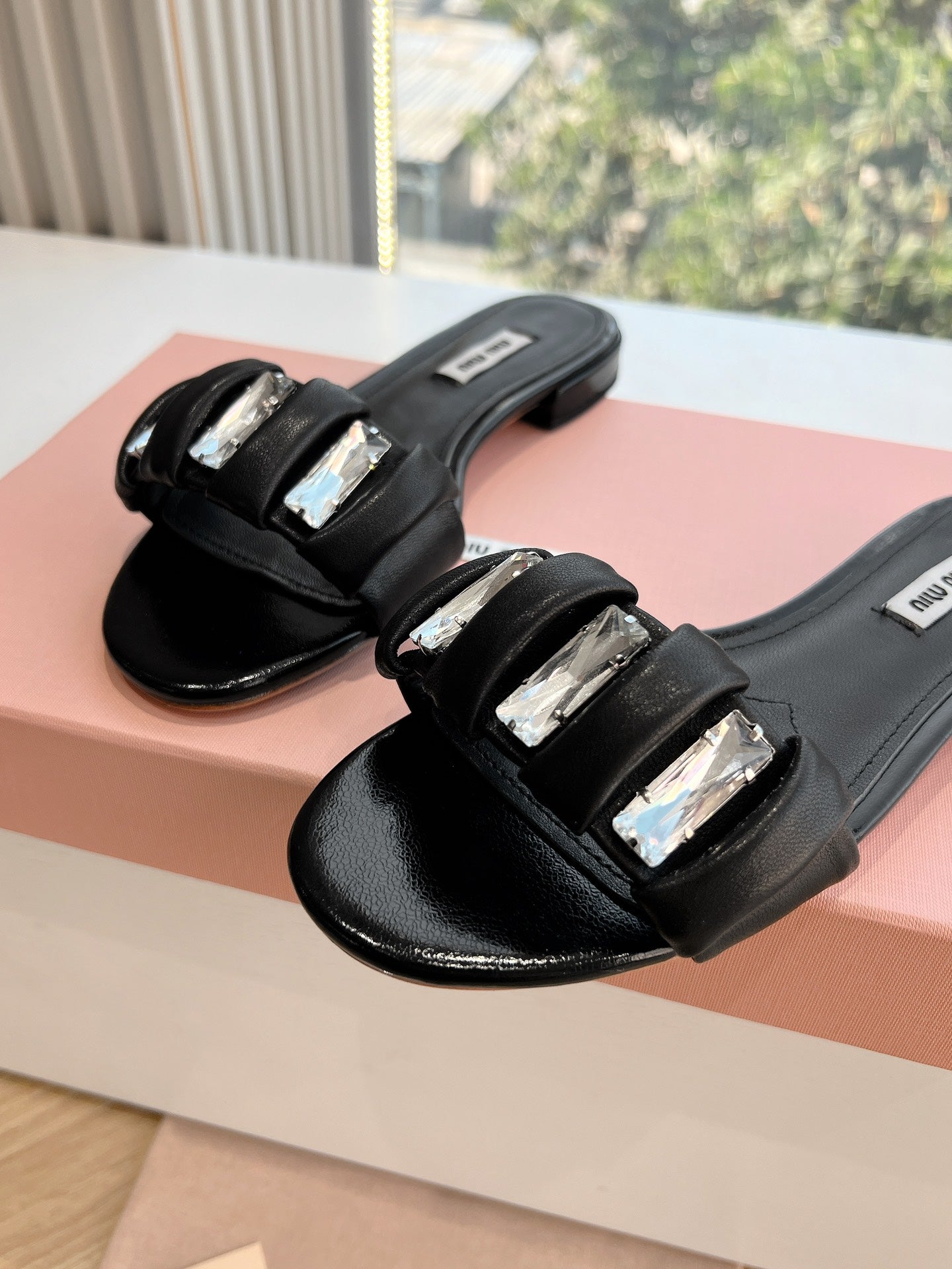 MU MI  Sandals Slippers 2 Color's Woman