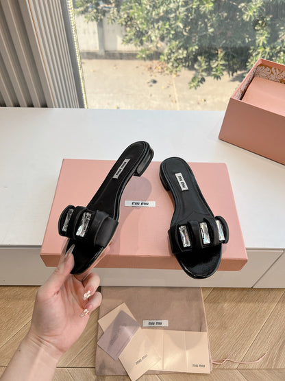 MU MI  Sandals Slippers 2 Color's Woman