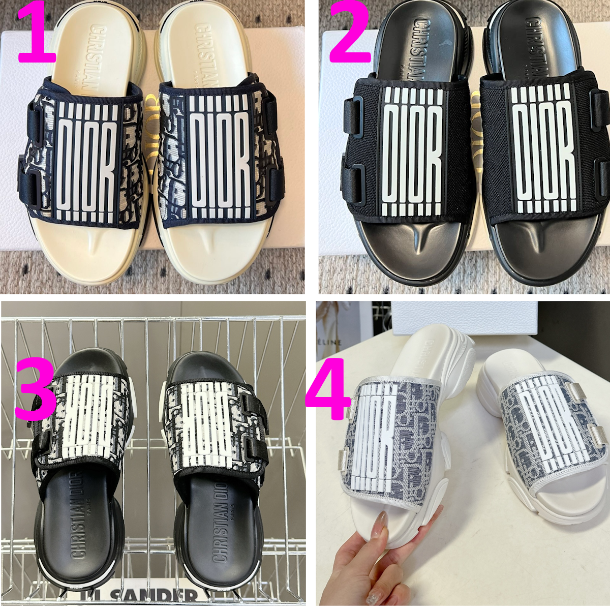 CHD D- wander  Slippers Woman 4 Color's 42