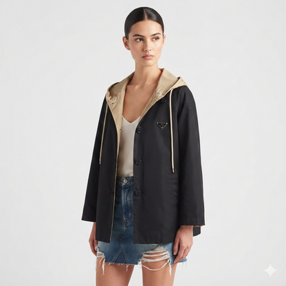 PRD Woman trench Jacket Hoodie 2 Color's