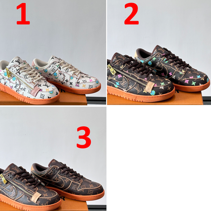 LU vs N*KE Sneakers 3 Color's Man Size 46