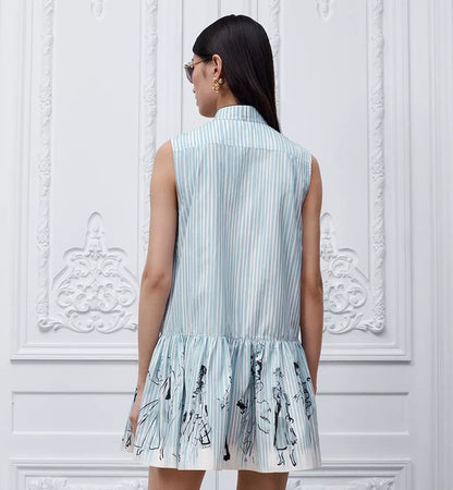 CHD Woman Short Flared Dress  QQ