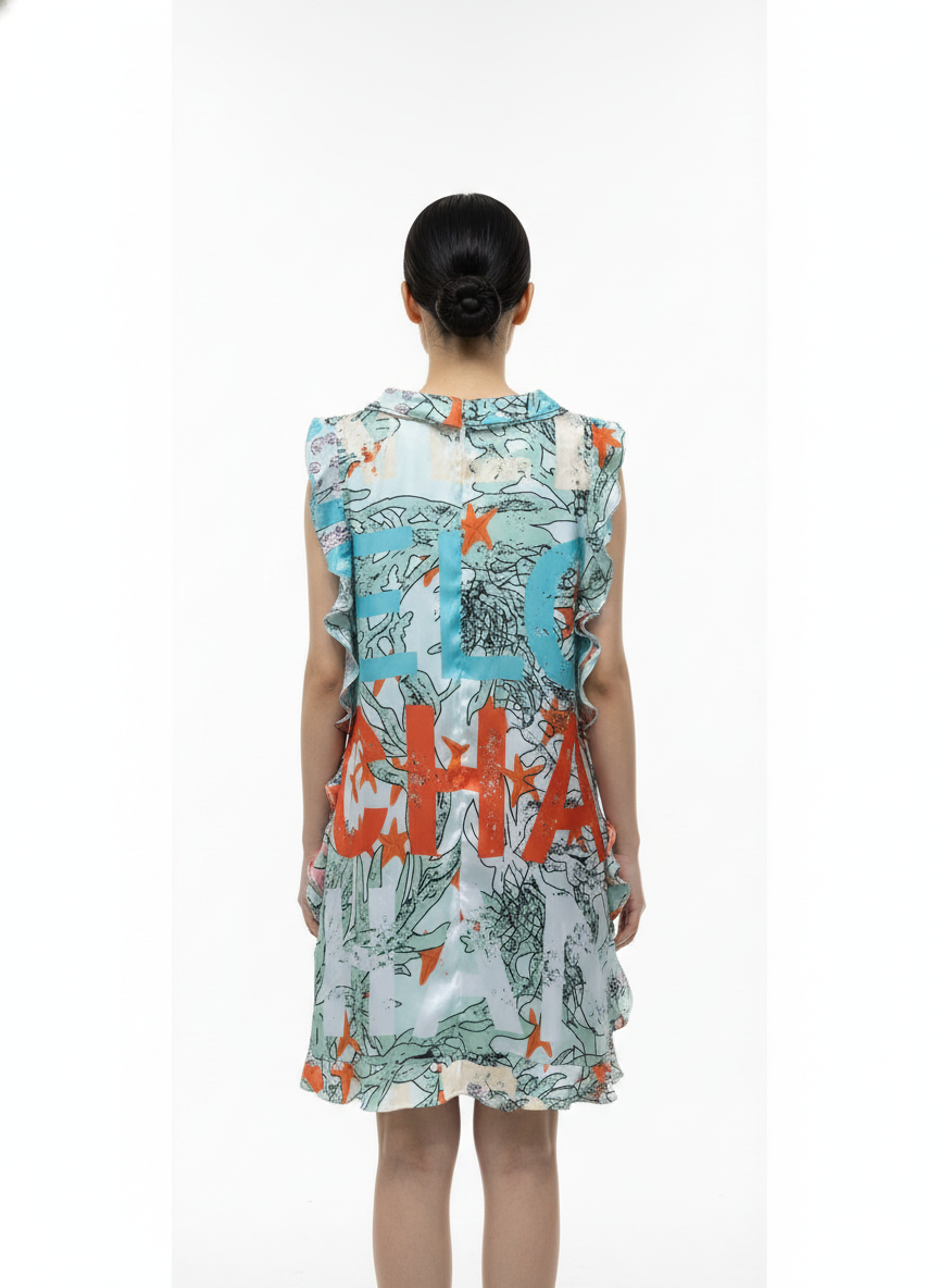CHL  Woman Silk summer Dress sleeveless GQ