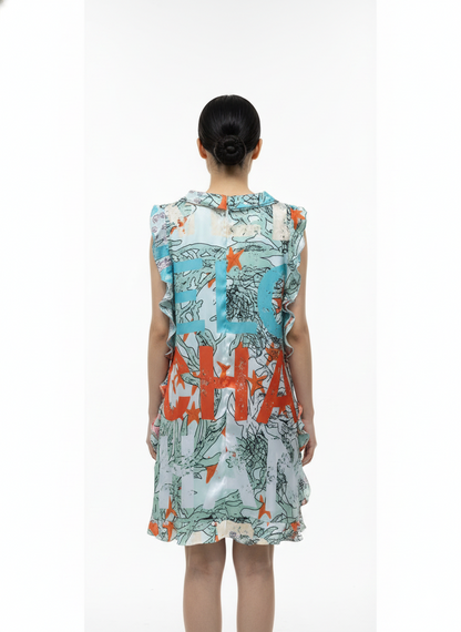 CHL  Woman Silk summer Dress sleeveless GQ