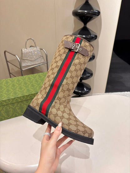 GU Boots High Monogram