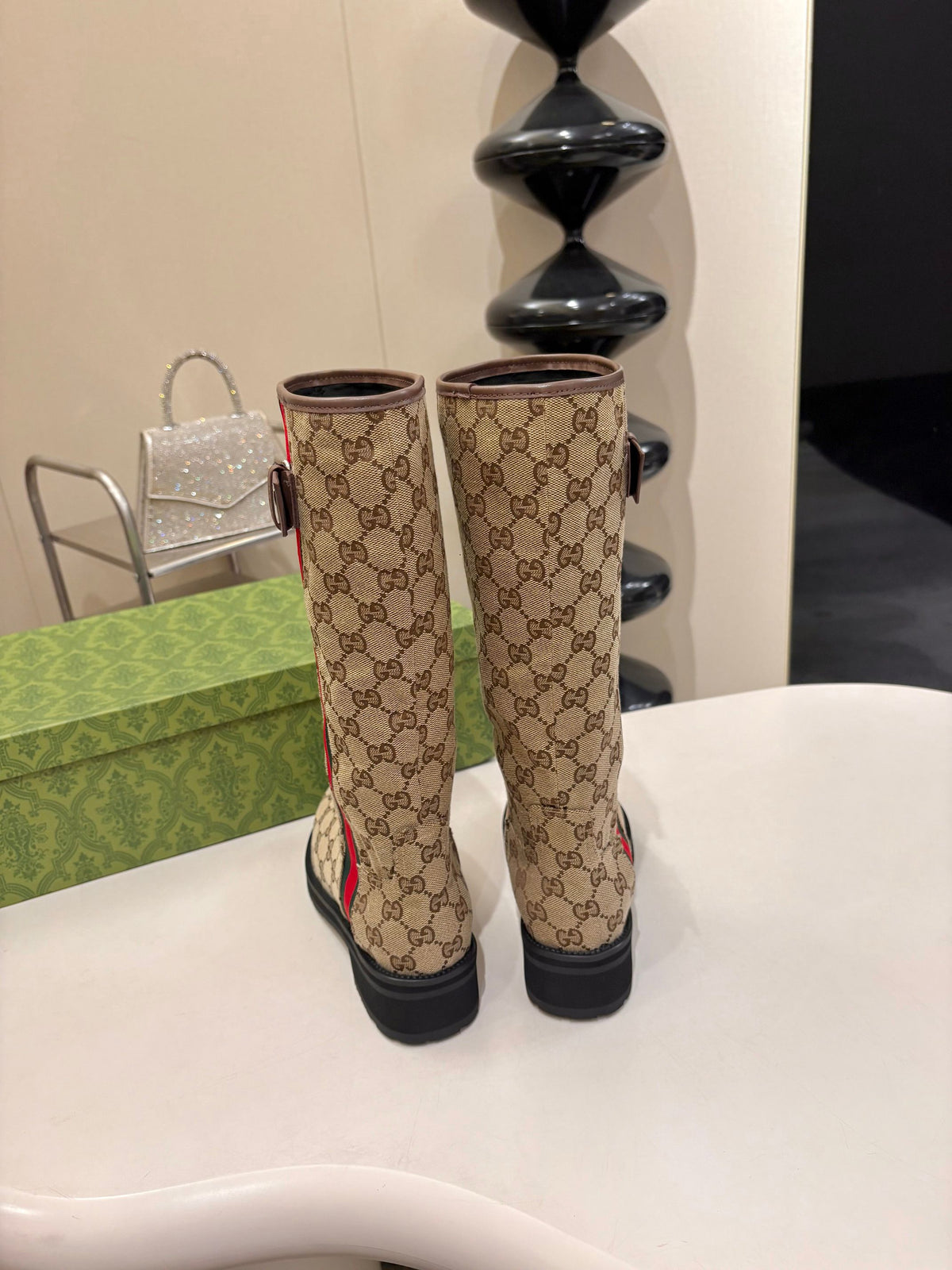 GU Boots High Monogram