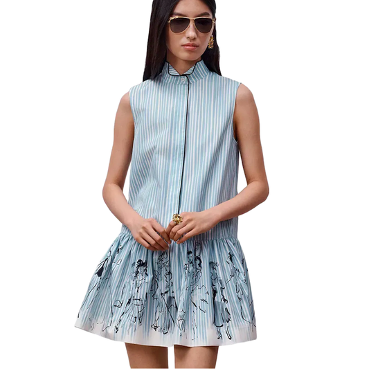 CHD Woman Short Flared Dress  QQ
