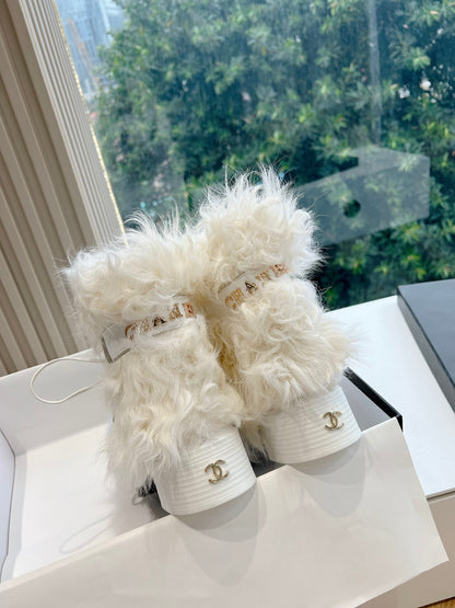 CHL Fur Boots Low