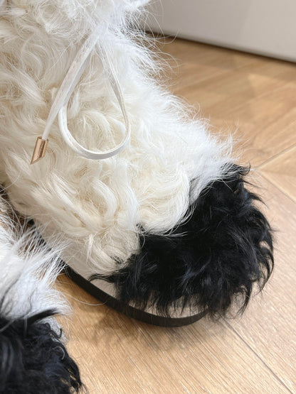 CHL Fur Boots Low