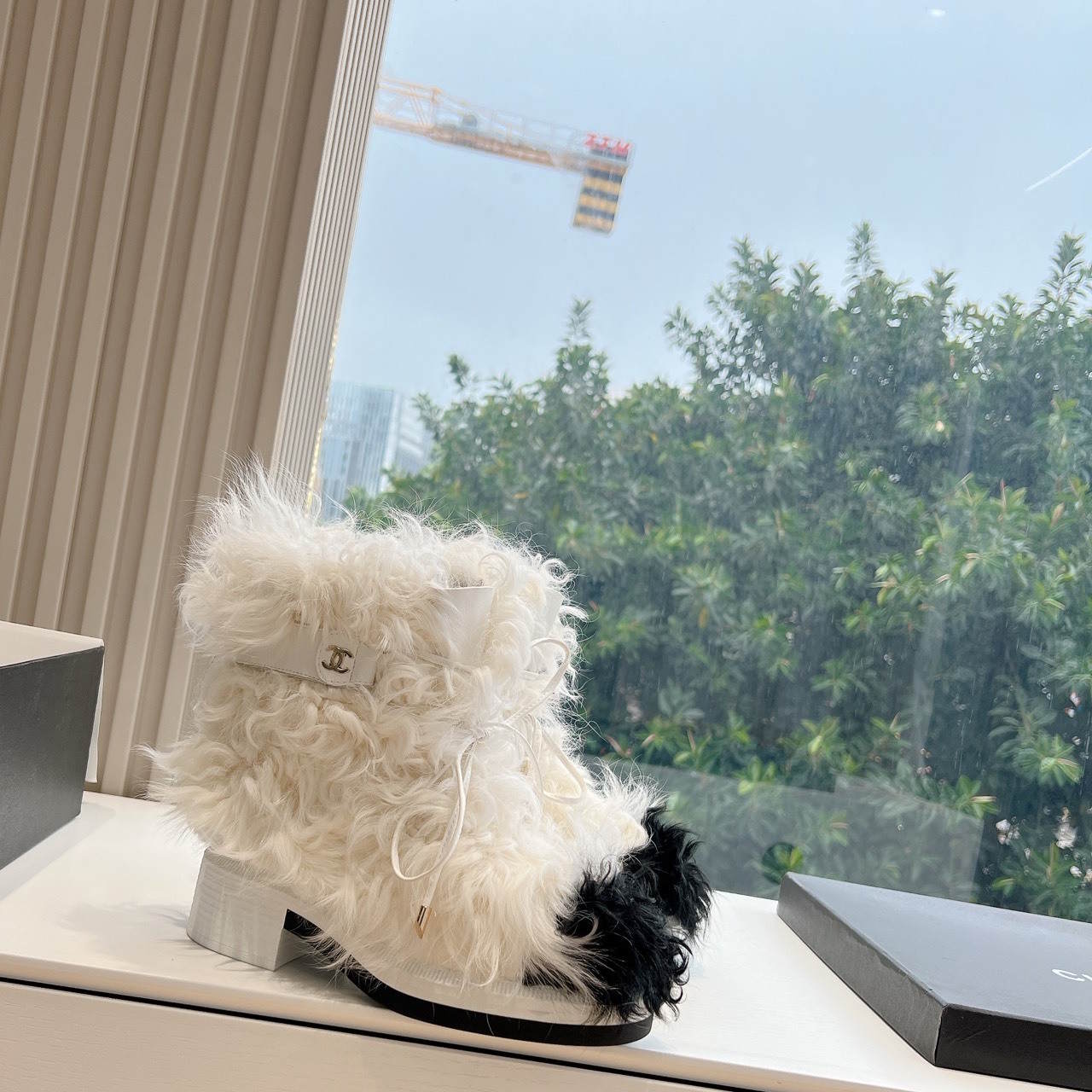 CHL Fur Boots Low