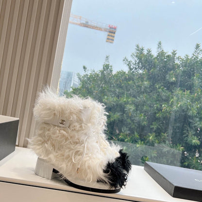 CHL Fur Boots Low