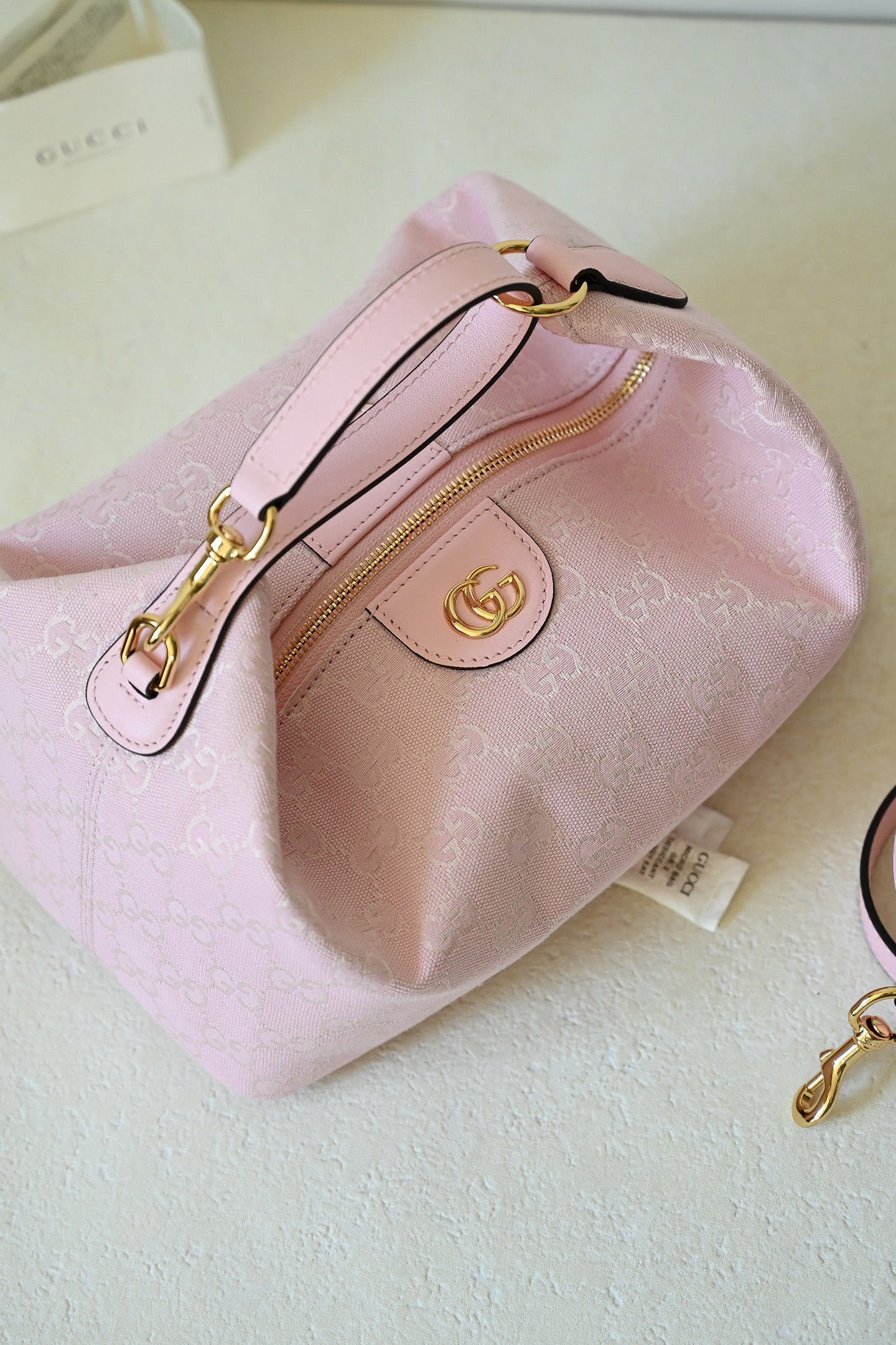 GU Canvas  Bag  27 cm Pink