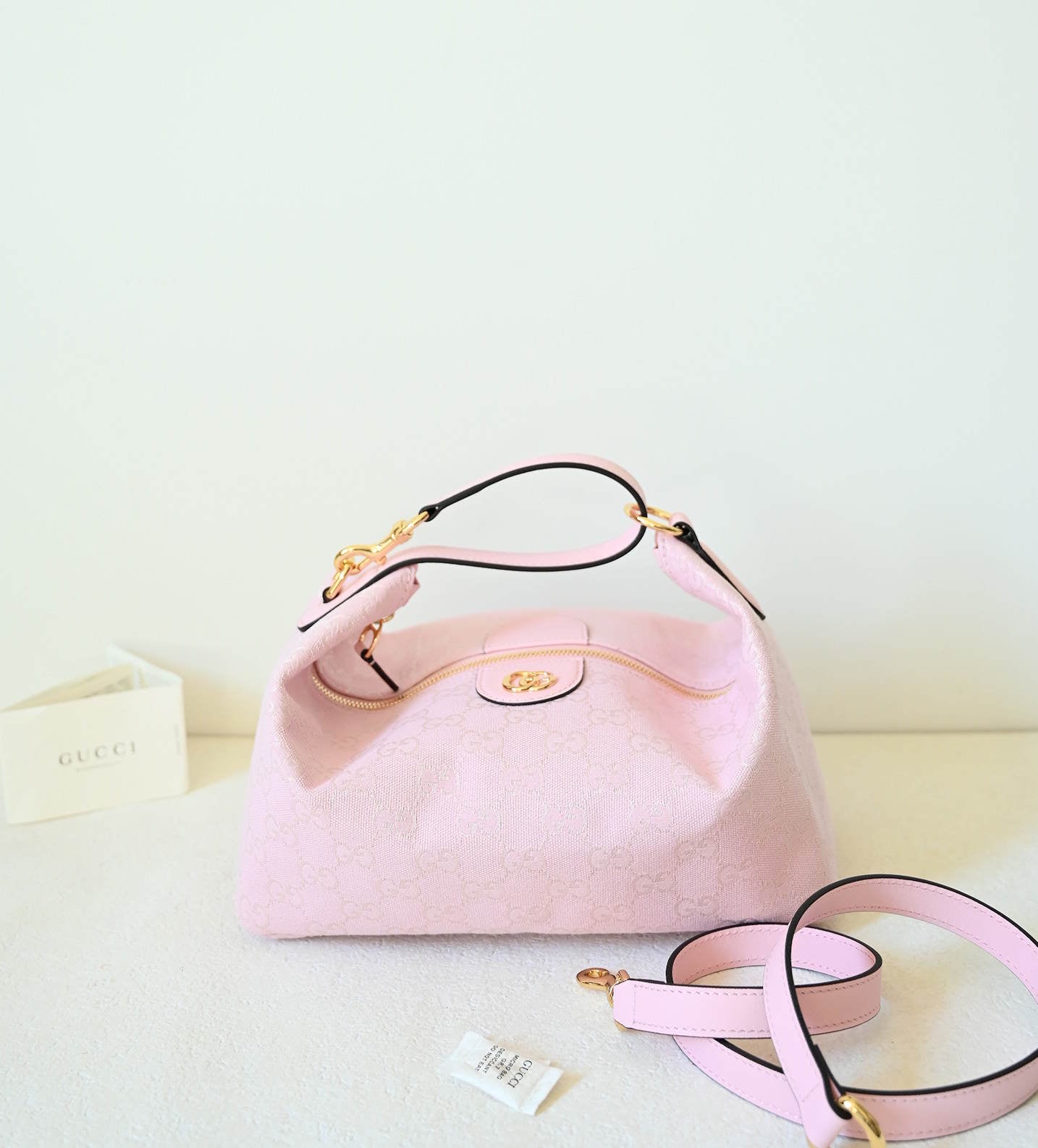 GU Canvas  Bag  27 cm Pink