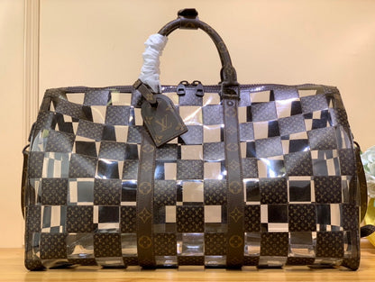 LU Keepall PVC  Bag 50 cm