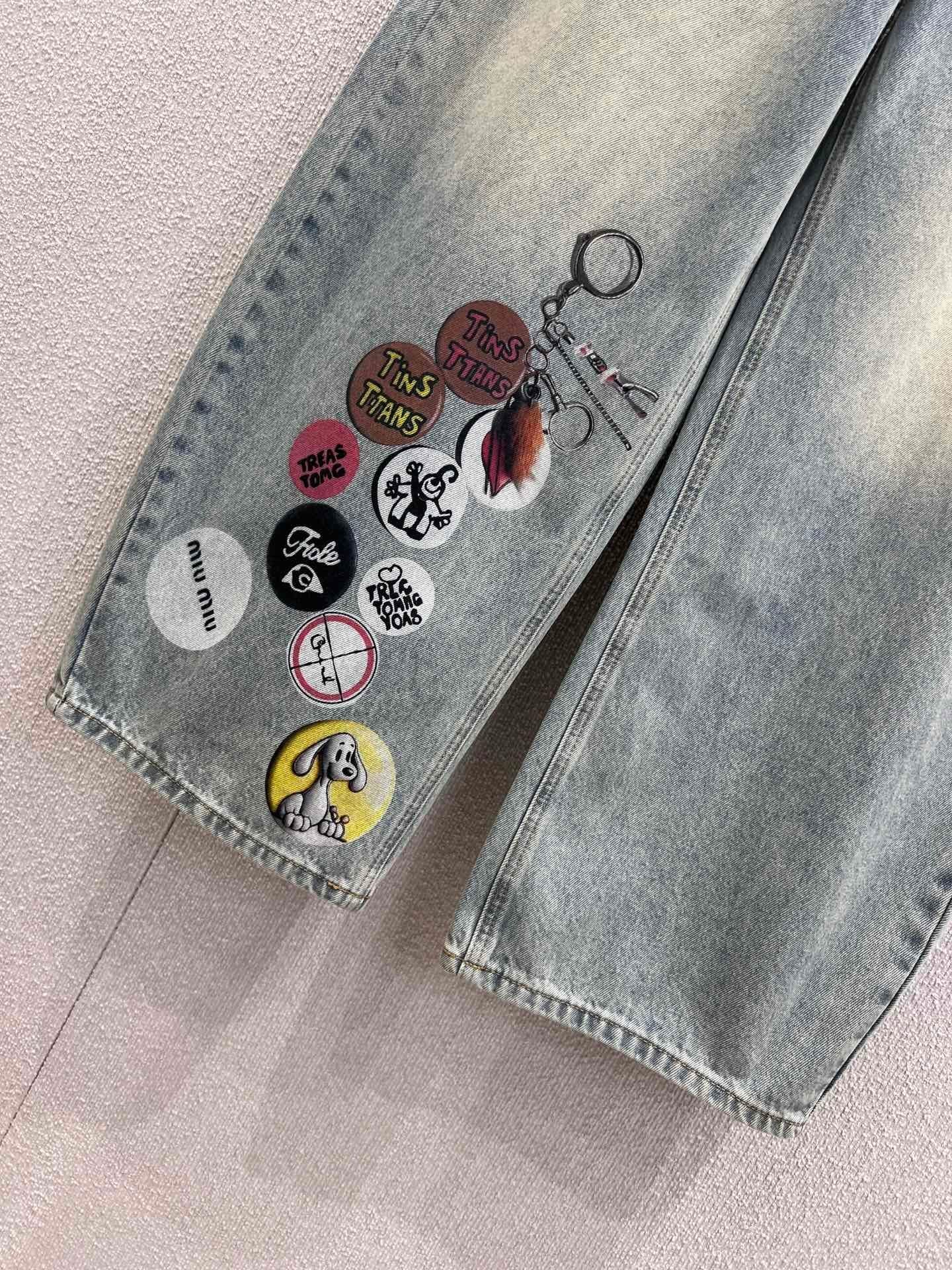 MI MI  Pants Jeans Woman