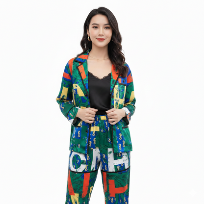 CHL Beach collection  Woman  jacket and pants set  GQ