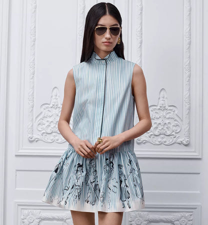 CHD Woman Short Flared Dress  QQ