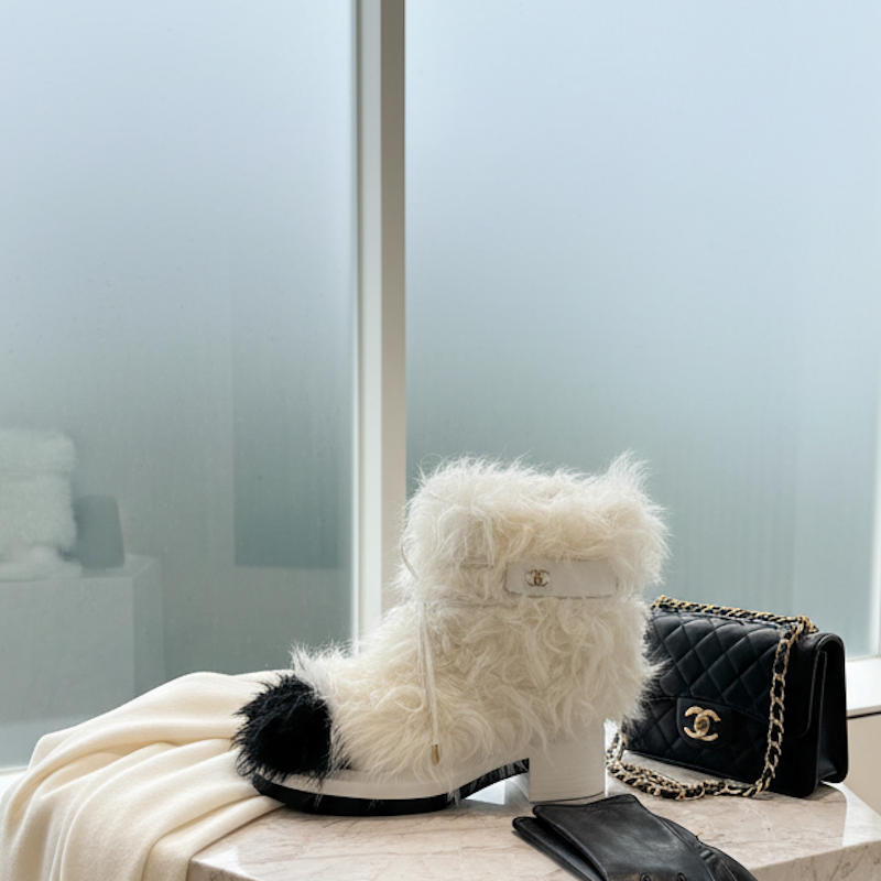 CHL Fur Boots Low
