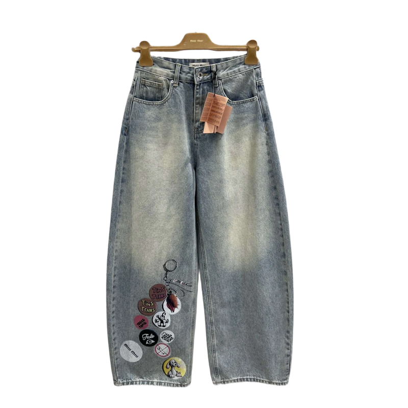 MI MI  Pants Jeans Woman