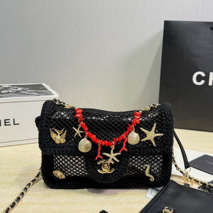 CHL  Beach flap Bag 20 cm  2 Color's