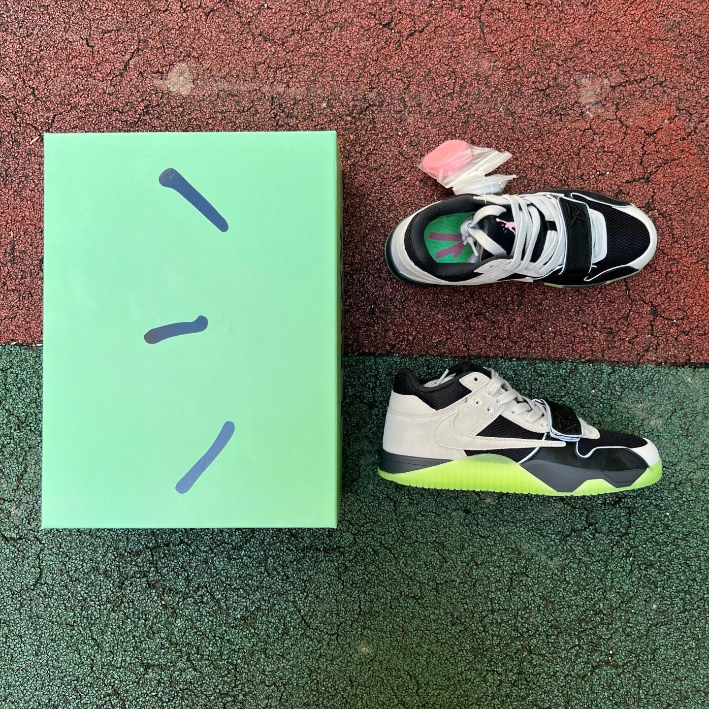 N*KE  Chase B x Travis Scott x Jordan Jumpman Jack TR sneakers