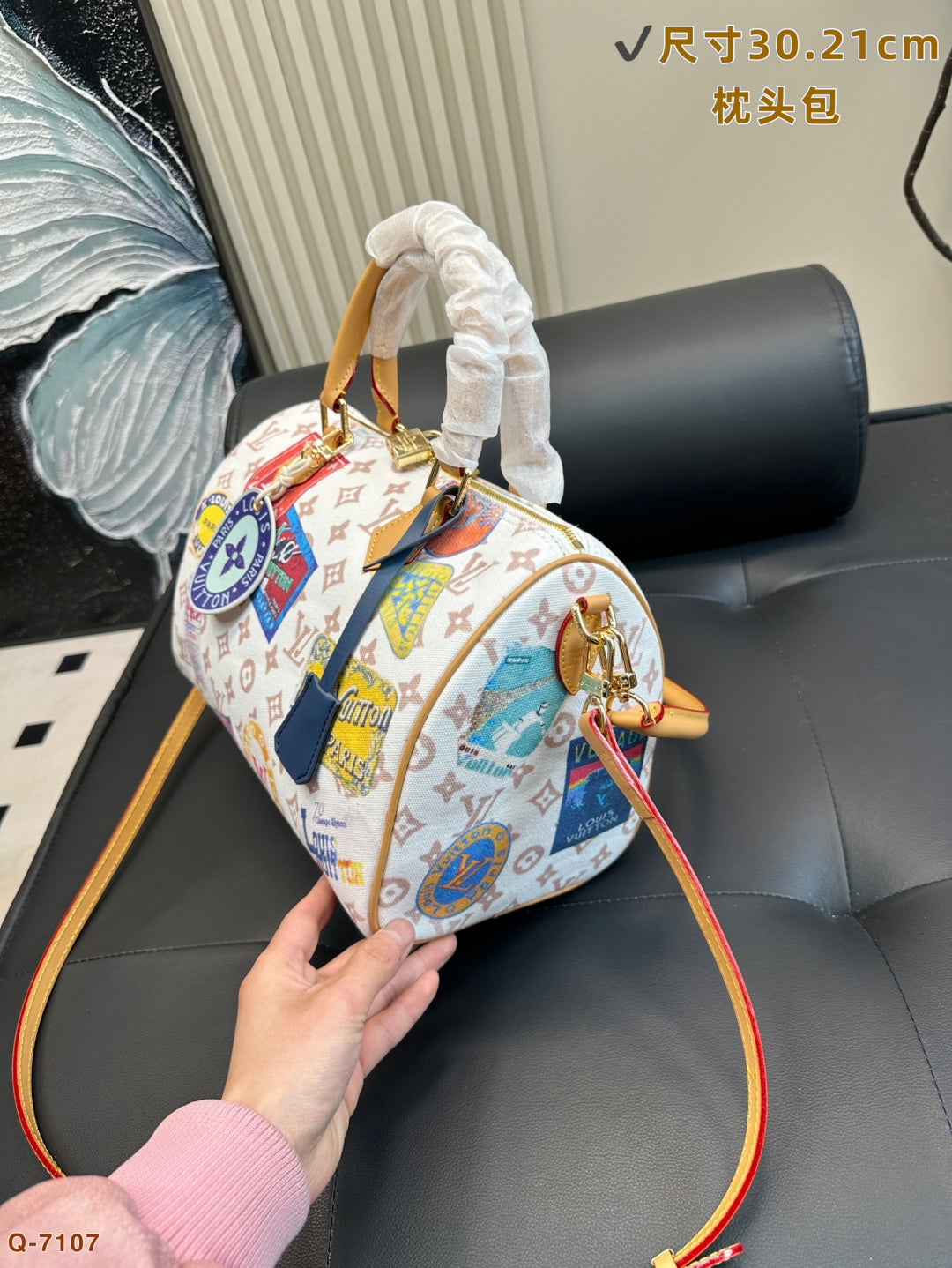 LU Speedy soft canvas Bag 30 cm