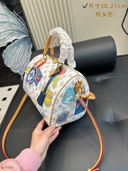 LU Speedy soft canvas Bag 30 cm