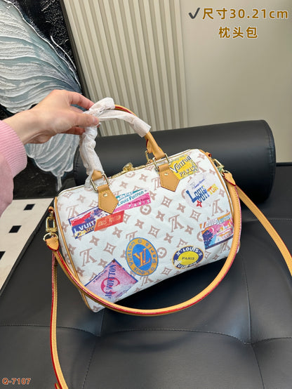 LU Speedy soft canvas Bag 30 cm