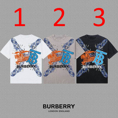 BURBBER   T- Shirt short sleeve 3 Color's