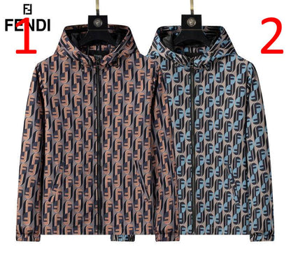 FEN  Monogram Jacket Windbreak Hoodie 2 Color 's