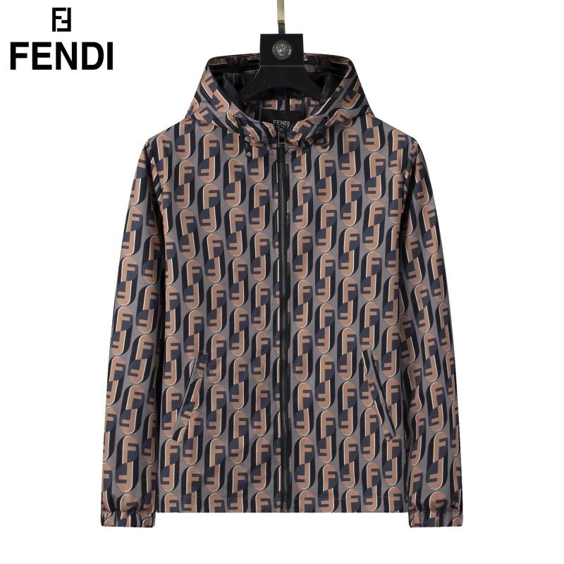 FEN  Monogram Jacket Windbreak Hoodie 2 Color 's