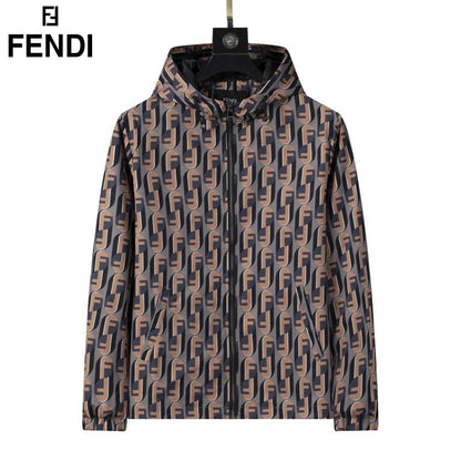 FEN  Monogram Jacket Windbreak Hoodie 2 Color 's