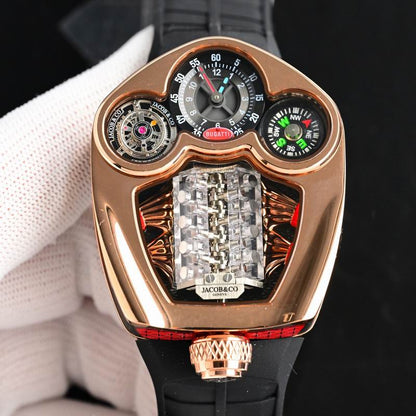 JAC Bugatti Tourbillon Watches 4 Color's